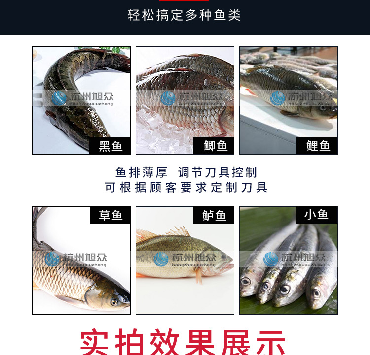 XZ-KP3三枚开片杀鱼机产品描述